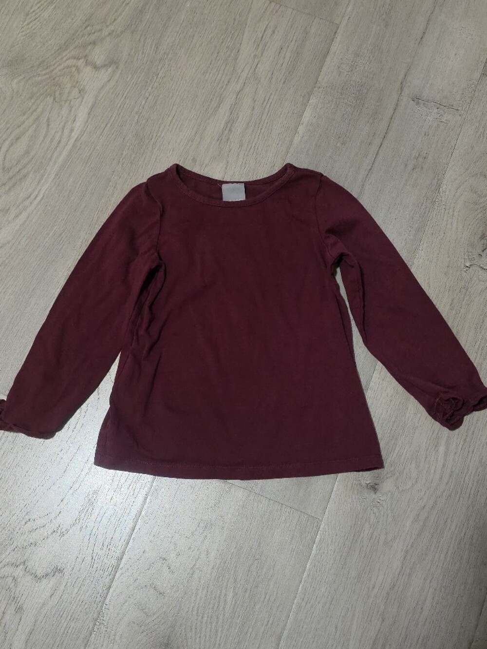 Tahari Little Girls Crewneck Top - Deep Wine, 3T